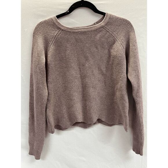 Cyrus Womens Pullover Ribbed Knit Stretchy Casual Sweater Purple Size Medium - Picture 1 of 8